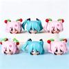 Ready Stock 6 Styles Kawaii Cat Hatsune Miku Figure Set Pvc Mini Statues Gaming Pc Case Ornamen Collectible Anime Toy Gift