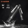 JeckLamp LED 550 IPX8 4 101m Beam AAA Battery Operated Light, Lumens, Waterproof, Modes, Distance, (JE007) (Black)