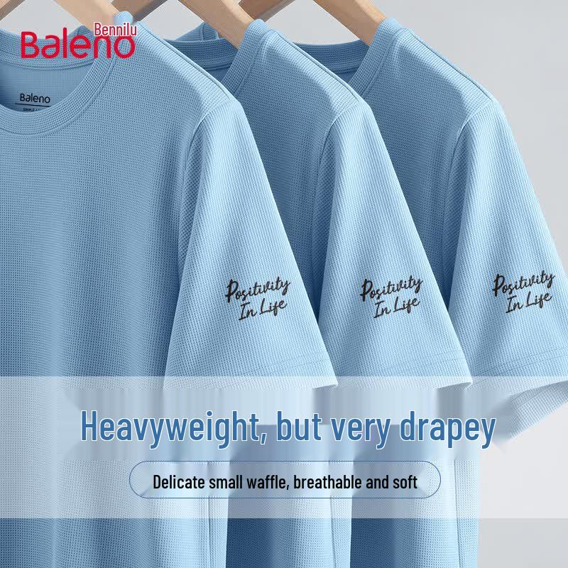 Baleno Men s Waffle Knit Short Sleeve T-Shirt L