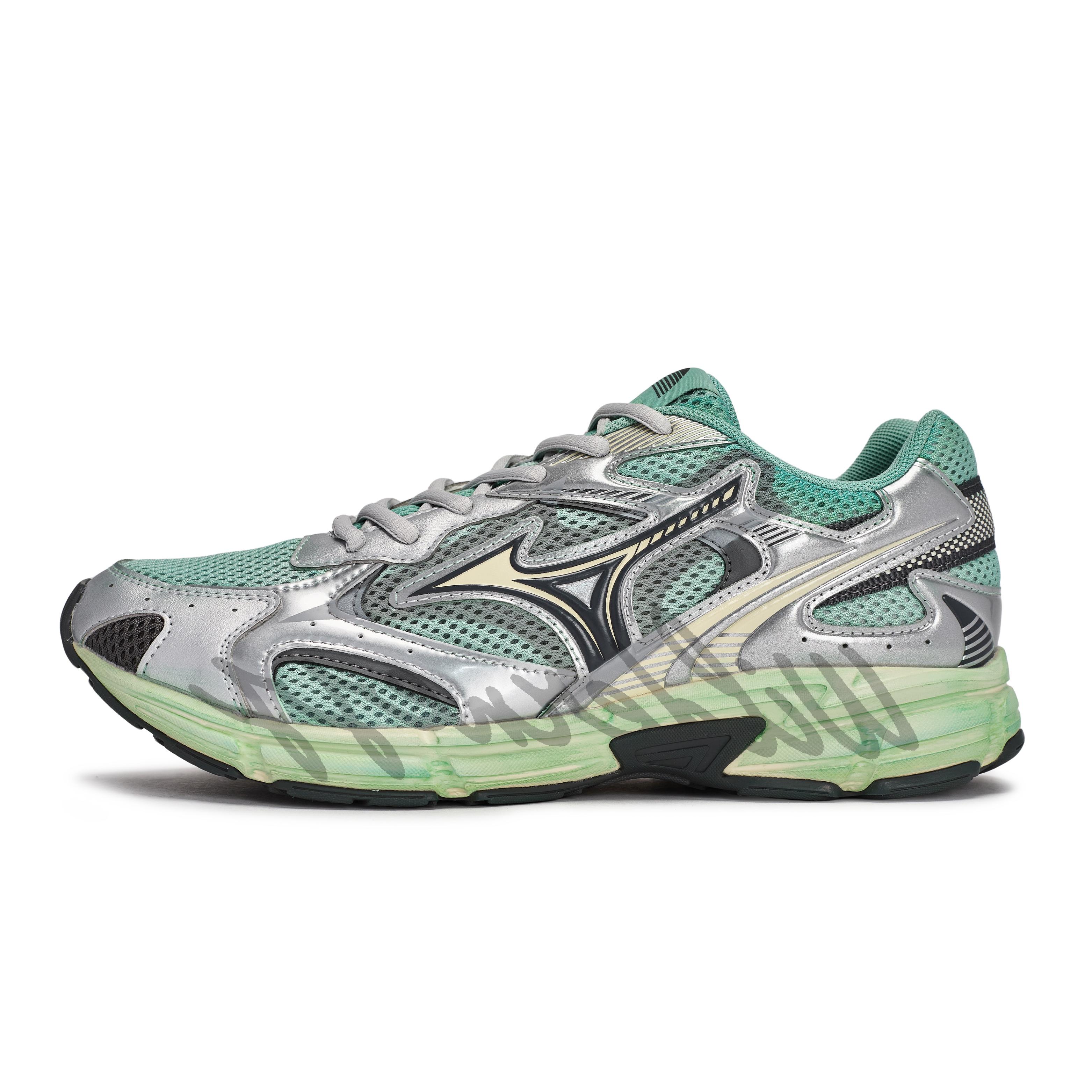 Mizuno Speed 2K Abrasion Resistant Low top Running Shoes Unisex Green Silver D1GH222917(Team80-) 36