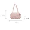 Fashion Solid Color Shoulder Bag Nylon Lightweight Tote Bags Large Capacity Crossbody Bag Women