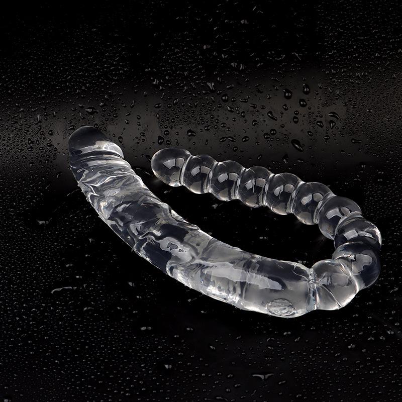 Dvouhlavý drak Simulační penis - Lesbický ženský masturbátor Sexuální hračka