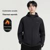 Li-Ning Solid Color Logo Loose Windproof Sports Casual Three-In-One Hooded Windbreaker Unisex Outerwear AWBV167-1
