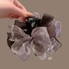 Perlen Charm Krallenclip 13cm Große Haarspange Neue Schleifen-Haarspange Kopfschmuck