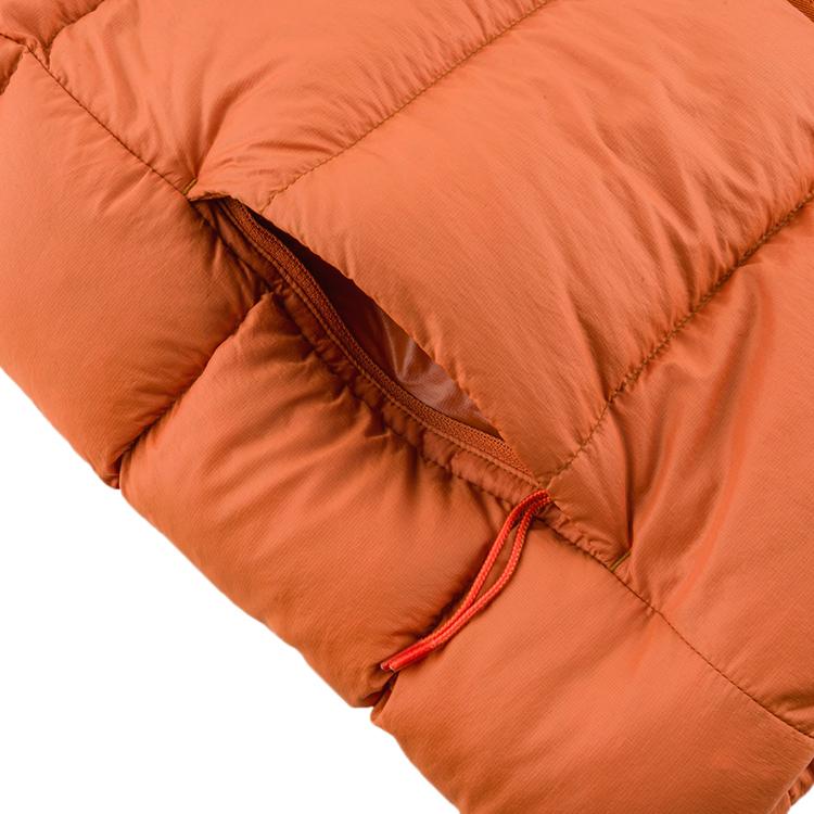 Timberland Solid Color Simple Warm Windproof Water-Resistant Hooded Long Sleeve Down Jacket Men outerwear Brown A5M6P888