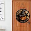 Halloween decoration Signs Halloween Wood Decorations Pumpkin Ghost Party Indoor and Outdoor Atmosphere Wooden Round Decorative