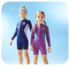 Kids 2.5mm Neoprene Wetsuit Girls Full Body Long Sleeve Dive Snorkel Suit With UV Protection Thermal Warmth