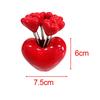 10 Different Fruit Forks and 1 Love Holder Home Decorative Cute Food Picks for Fruit Platter Dessert Home Cake Restaurant