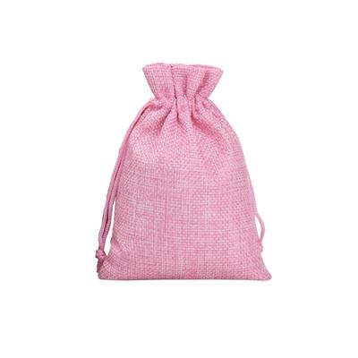 1 szt. Torba do przechowywania 7x9/10x14/13x18cm Len Juta Torby na prezenty Workowina Prezenty Kolorowe Torby ze sznurkiem