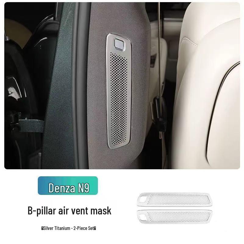 Stainless Steel Dustproof Cover for Denza N9 Instrument Panel & Center Console