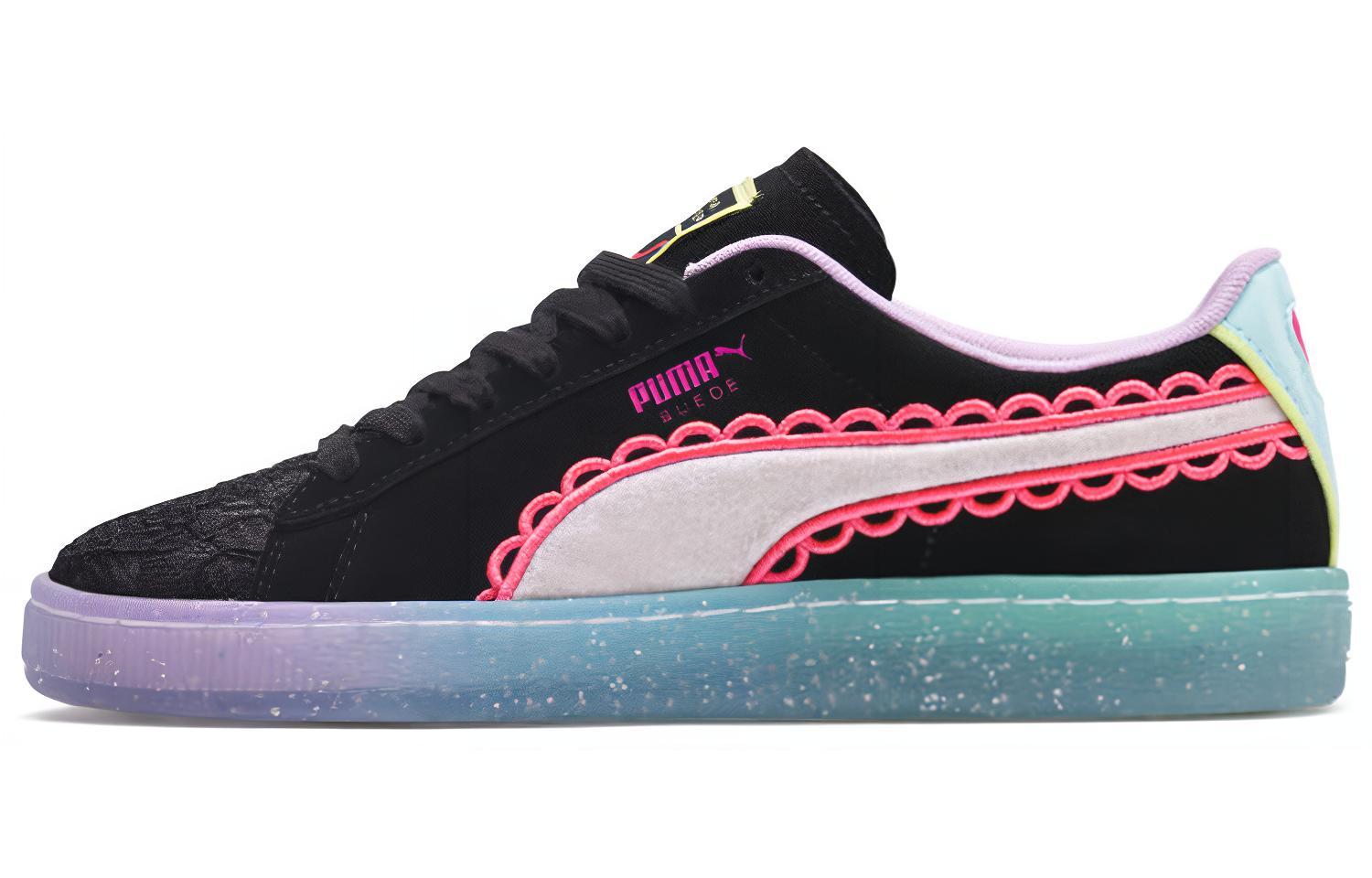 PUMA Sophia Webster X Suede Black Fiery Coral Women s 369516-01 37.5