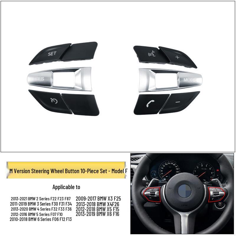BMW M Series Steering Wheel Multi-Function Cruise Control Button - 3, 5, 7 Series, X5
