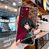 Kamado Nezuko Kimetsu No Yaiba Demon Slayer Průhledný obal pro Samsung Galaxy S22 S21 S20 FE S 22 Ultra S10 E S9 Plus 5G Kryt Coque