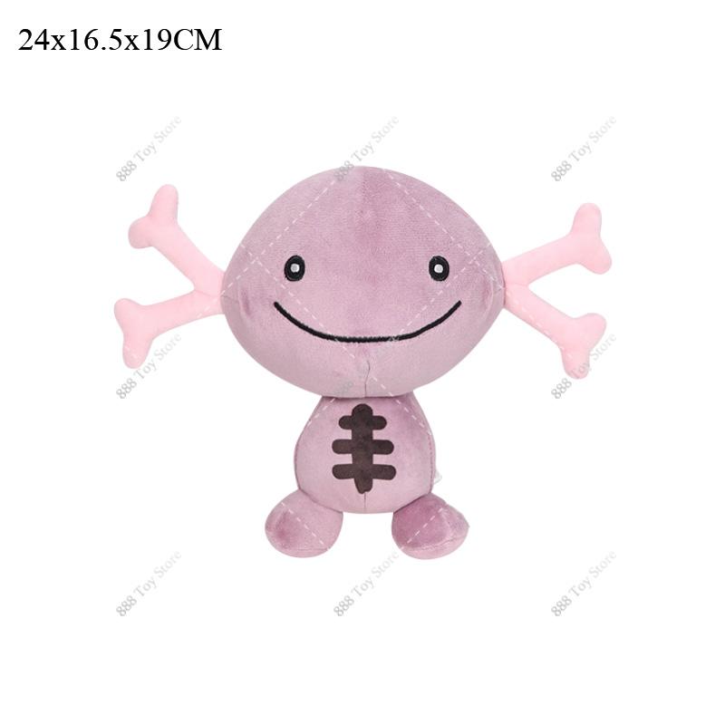Plush Shiny Mega Lucario Clodsire Infernape Hoppip Paldean Wooper Anime Stuffed Doll Soft Animal Plushies Gift for Kids