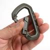 Lightweight Medium Tactical D-Buckle for Outdoor Mountaineering Bags - Durable Plastic Key Clip