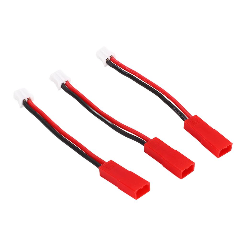 3Pcs PH2.0 To JST Plug Adapter Connector for AXIAL SCX24 1/24 Tracked Vehicle Upgrade Part