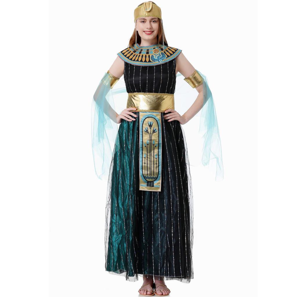 Court Greek Muse Halloween Costume, Cleopatra Cos Costume Medieval Athena Roman Costume