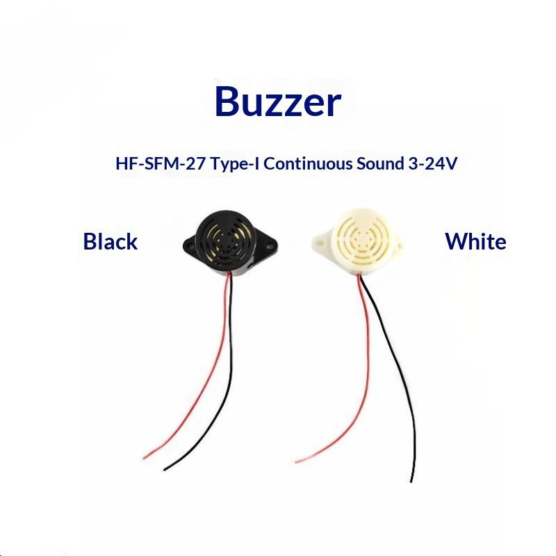 2Pcs Piezo Buzzer 3015B Dc3-24V Lead Alarm 12V Electronic Beep Buzzer 100Db Piezo Alarm Siren Continous Sound For Motorcycle