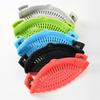 Modern Silicone Colander With Drainage Guard For Vegetable And Fruit Rinsing