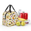 Cartoon Truck Car Tractor Excavator Pattern Insulated Lunch Bag for Women Children Leakproof Food Boxes Thermal Lunch Box Tote