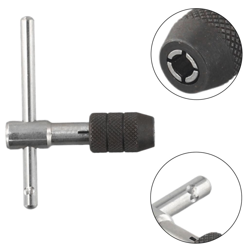 Adjustable T Type Tap Wrench Hand Thread Tap Holder  For M3-M6 M5-M8 M6-M12 Mechanical Workshop Tools Hand Tool