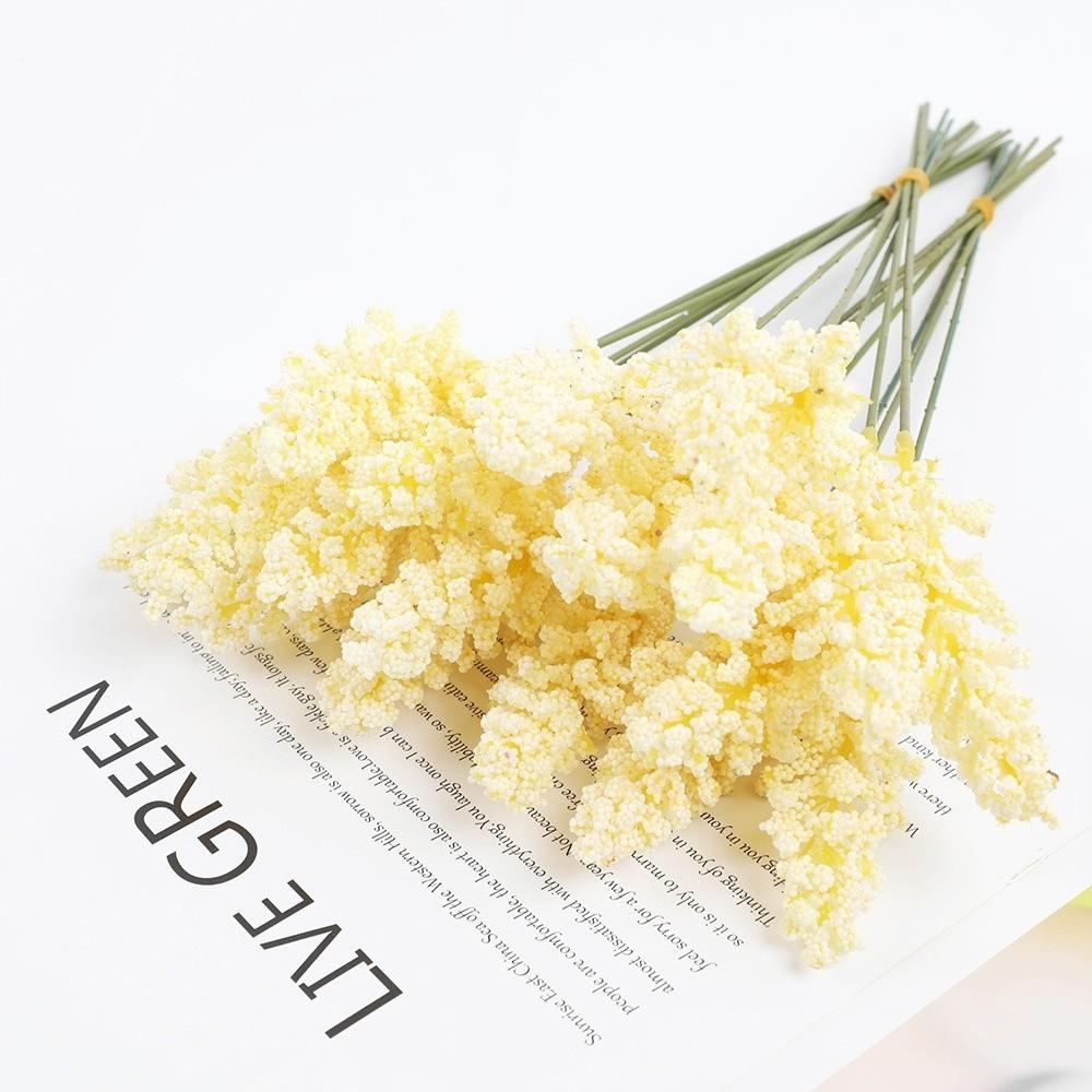 Multi-purpose Artificial Flowers Plastic Wheat Bouquet High Quality Fake Plants  Home Decoration