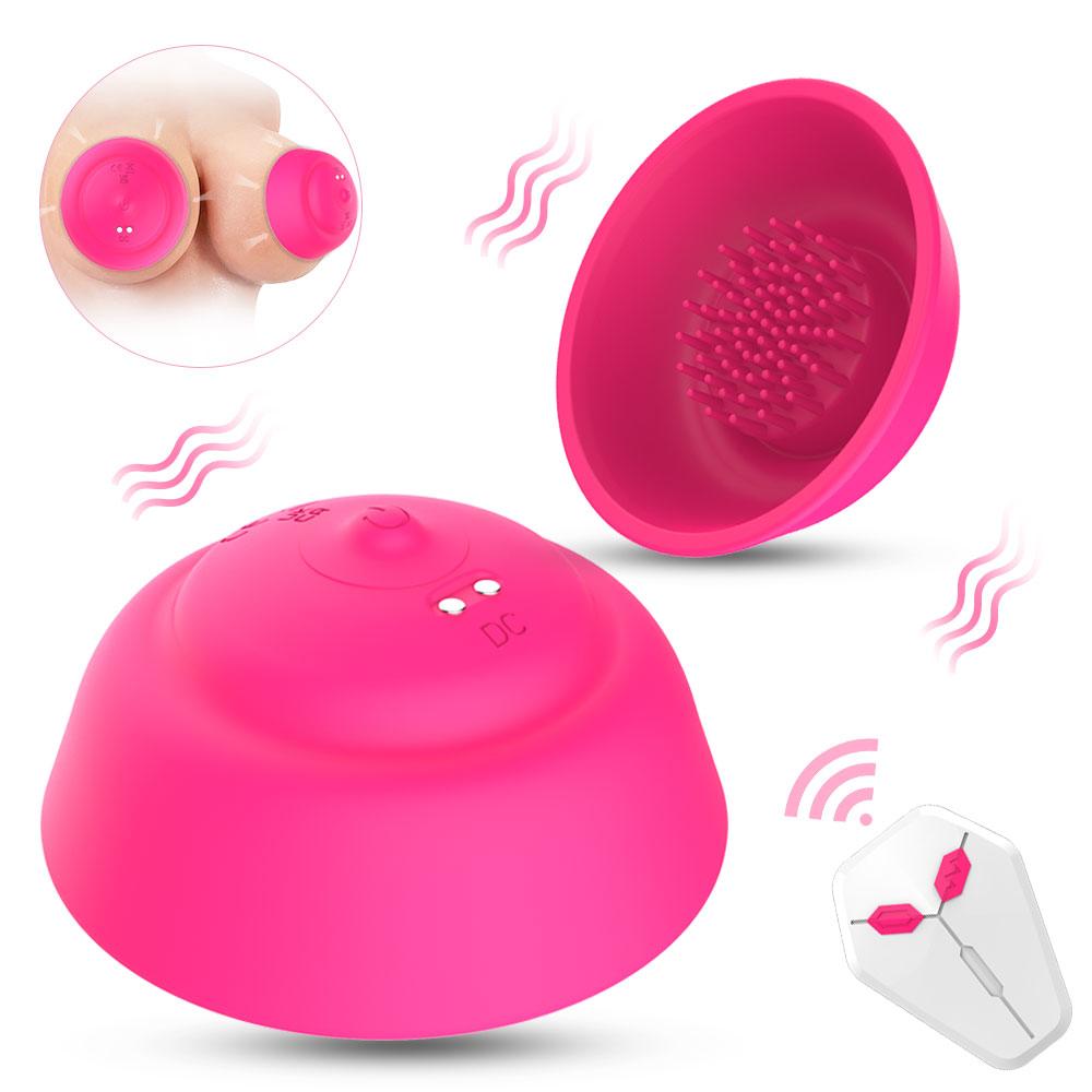 Female Vibrator with 10 Vibration Modes for Breast Stimulation Massage Adult Sex Toys Nipple Breast Vibrator