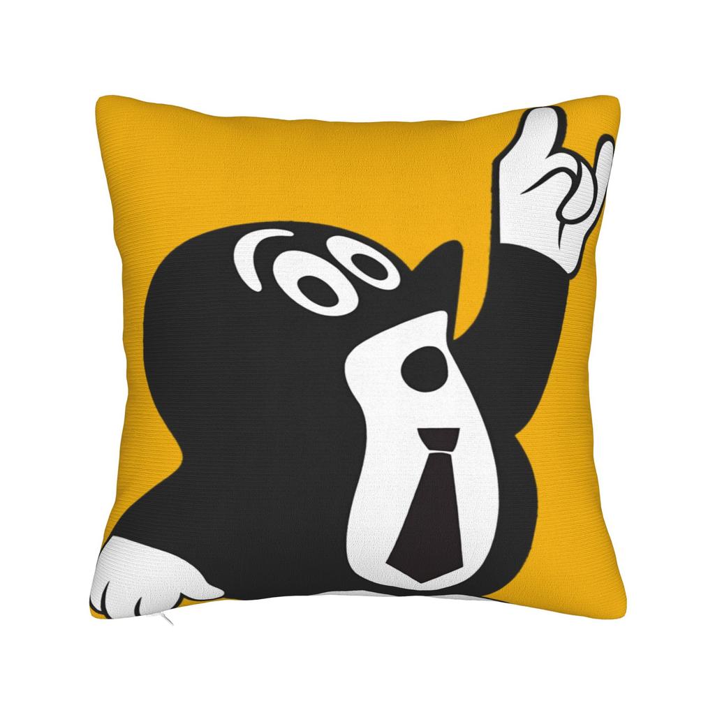 Pillow Case The Little Mole Soft Pillow Cover For Sofa Home Decoration Retro Trendy Pillowcases