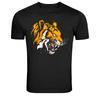 Roaring Tiger Head Wild Animal Graphic T-Shirt