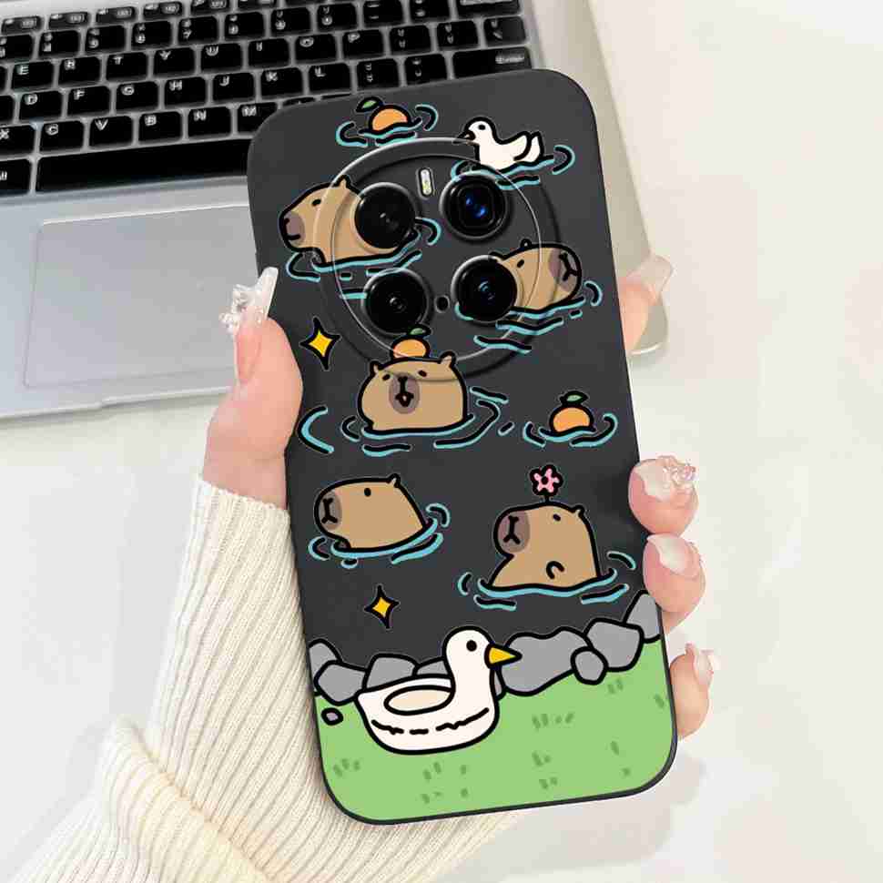 For Honor Magic7 Pro Case PTP-N49 Luxury Painted Cover Soft Silicone Phone Case For Honor Magic7 Magic 7 Pro Cover Funda Housing