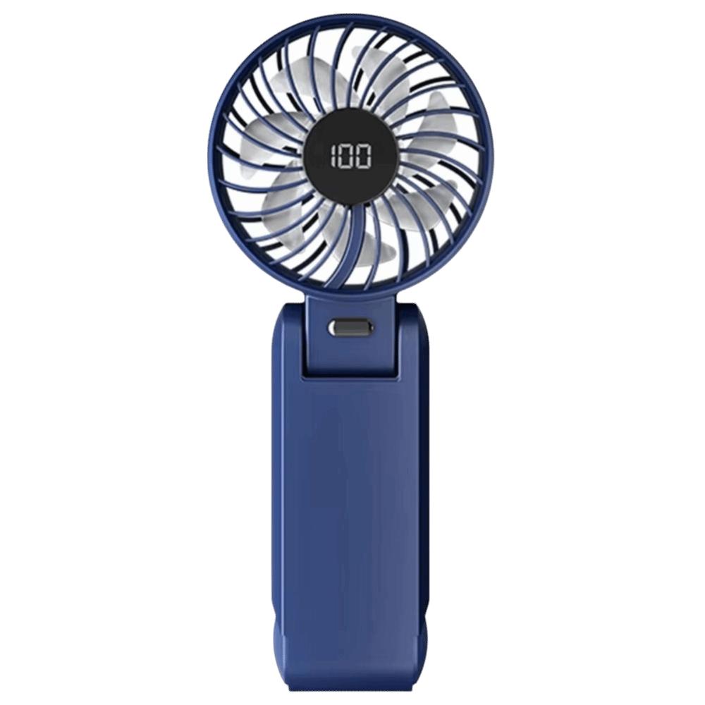 Ultra Silent Mini Portable Fan Digital Display Foldable Fan Handheld USB Fan  Hotel Use