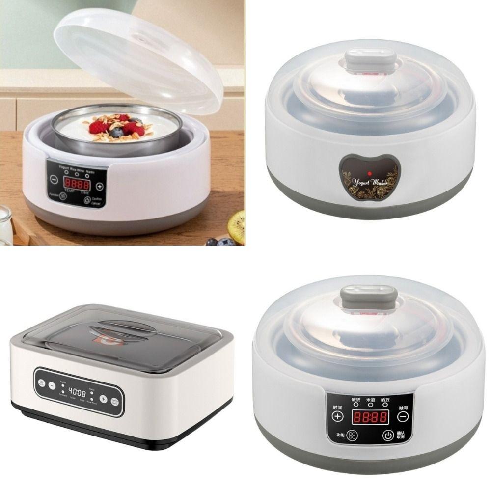 Easy To Clean Yogurt Maker 1/5/9-cup Ice Cream Pudding Maker Household Use