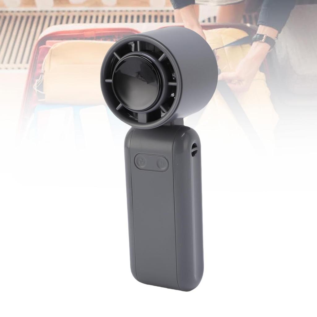 Handheld Fan 5 s Quiet Folding Digital Display Portable Fan with Stand for Travel Beach Outdoor Camping