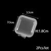 Round and Square Transparent Multi-Grid Jewelry Storage Boxes