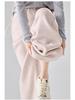 Trendy Maternity Drawstring Gray Pants: Wide-Leg and Narrow Straight-Leg Options for Spring and Autumn