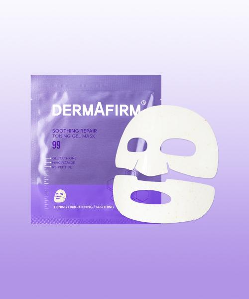 DERMAFIRM Beruhigende Repair Toning Gel Maske R4 (1 Blatt)
