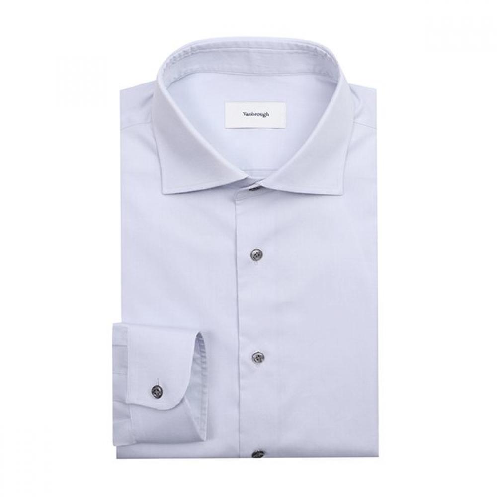 VANBROUGH Приталенная рубашка однотонная серая Bzrsl1109 Gy 110