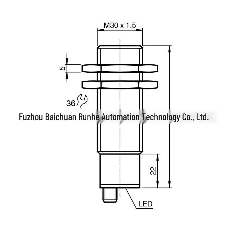 P+F UB2000-30GM-E5-V15 Ultrasonic Sensor with Switch Output & Temp Compensation, Brand New. UB2000-30GM-E5-V15