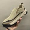 YRZL Anti Slip Loafers Shoes Men Breathable Mesh Casual Shoes Lightweight Walking Slip Sports Shoes Comfortable Trendy Footwear