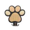 Multi-Functional Paw Print Leash Hanger Paw Design Collar & Coat Hanging Dog Leash Holder Pet Accessories Storage Handcrafted