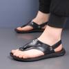 Casual Summer Men's Shoes Refreshing Comfortable Breathable Trendy Style Designer  Outdoor Leisure Street Walking Black Sandals
