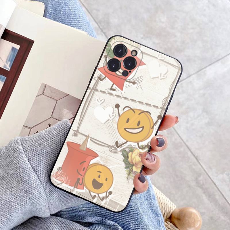 Bfdi Poster Battle For Dream Island Phone Case For iPhone 6 7 8 Plus 11 12 13 14 Pro SE 2020 MAX Mini X XS XR Back Funda Cover