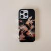 High-Quality Luckly Koi Goldfish Phone Case For iPhone 17 Air 16 e 15 14 13 12 11 Pro Max Plus Mini SE Beautiful Sparkle Cover