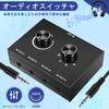 Hcskoss Audio Selector Audio Switcher Stereo AUX Audio Selector 4 Ports Headphone Splitter 4 Input 1 Output Audio Splitter Switcher Selector Speaker