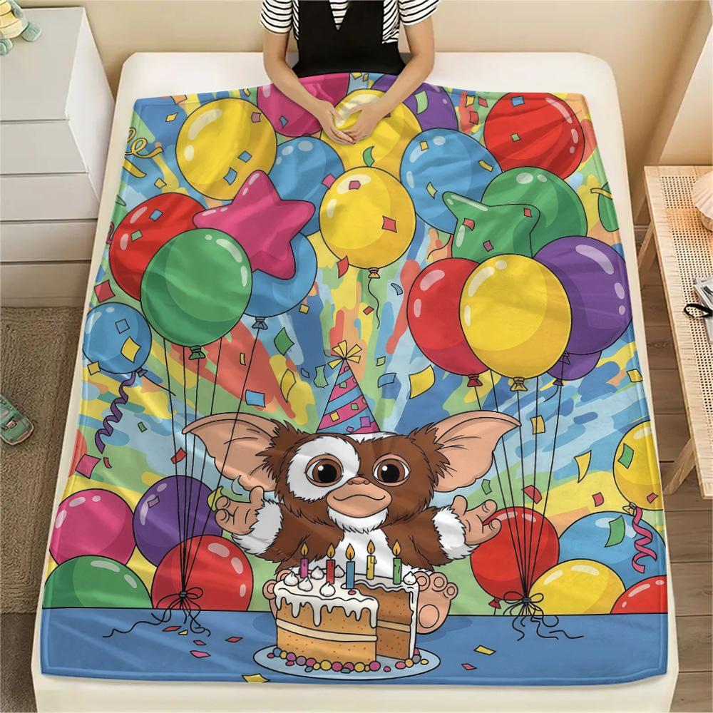 Gremlins Flannel Blanket, High quality Comfortable for All Seasons, Home Decor, Warmth and Comfort