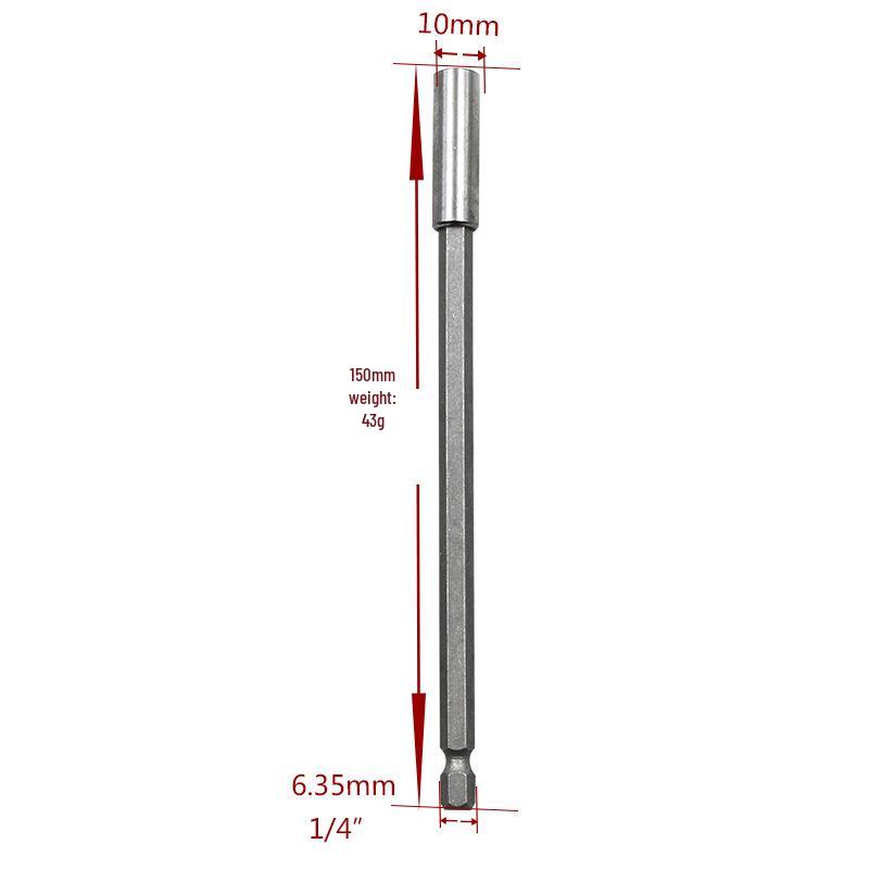 

Магнитная бита для электрической отвертки 1/4 и адаптер удлинителя для сверла (6,35)