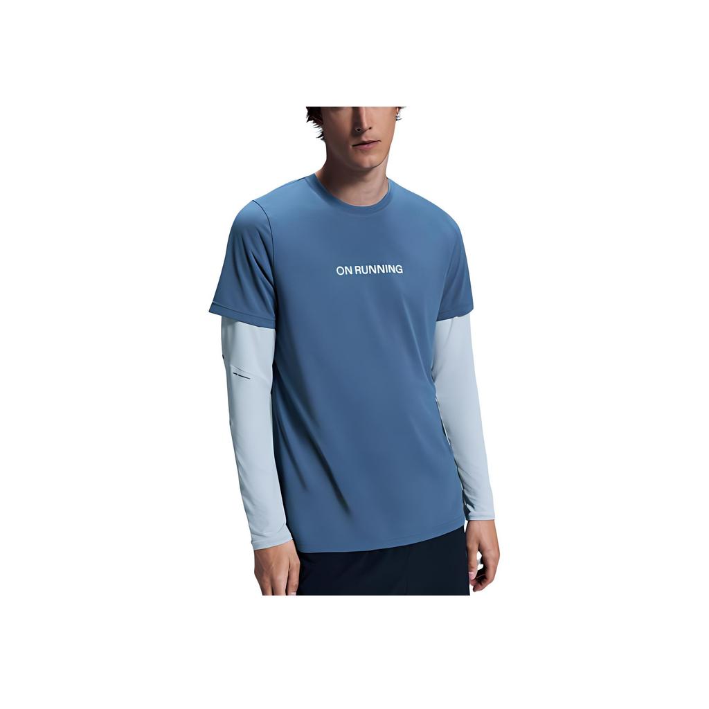 On Running Comfortable Soft Running Short Sleeve T-Shirt Men Tops Fjord 1ME30372486