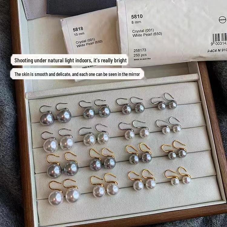 

Элегантные серьги с жемчугом Тондэмун – Южная Корея. Высококачественный, простой и ретро-дизайн женской одежды для поездок на работу. 14k