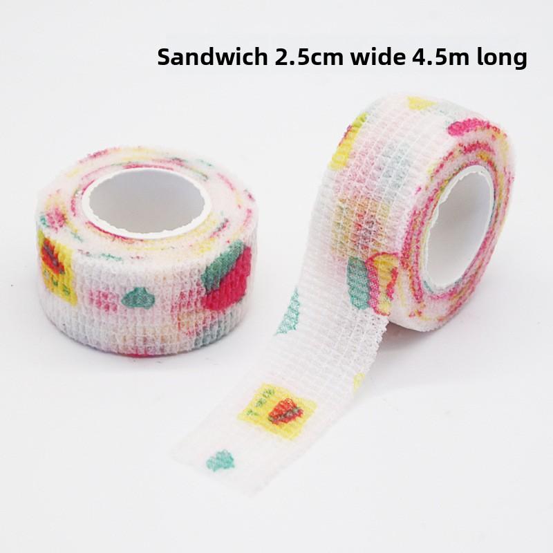 

Студенческий самоклеящийся спортивный защитный эластичный бинт Sandwich 4.5m