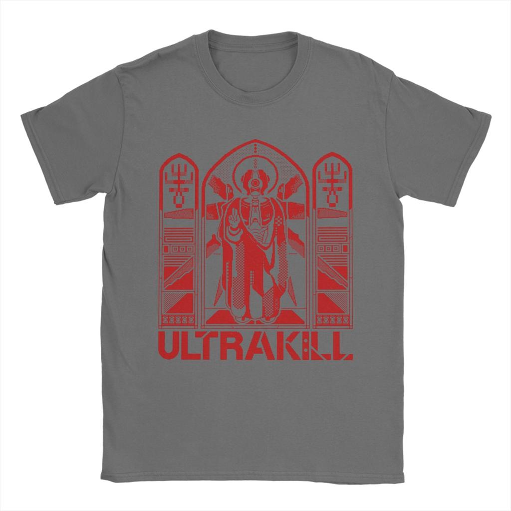 Men T-Shirts Ultrakill v2 Gabriel Casual Cotton Tee Shirt Short Sleeve  T Shirt Round Neck Clothing Plus Size